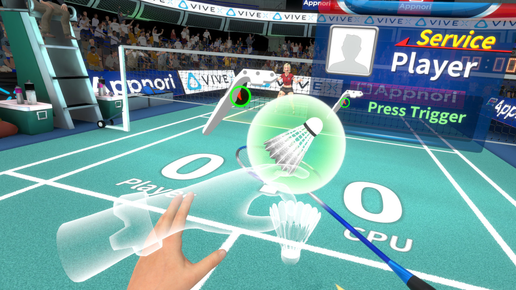 vr badminton